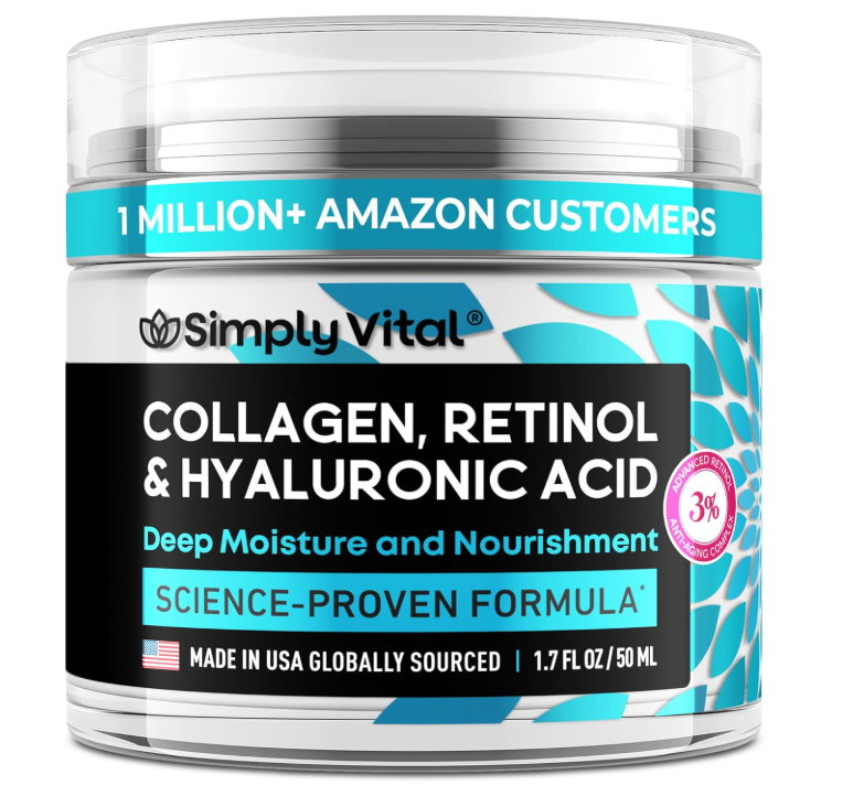 Collagen, Retinol and Hyaluronic adic to tighten neck cream best neck exercises